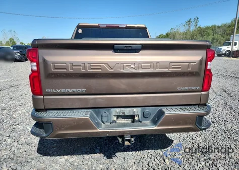 2019 Chevrolet Silverado K1500 Custom из США, поврежденный, VIN 3GCPYBEH2KG218845